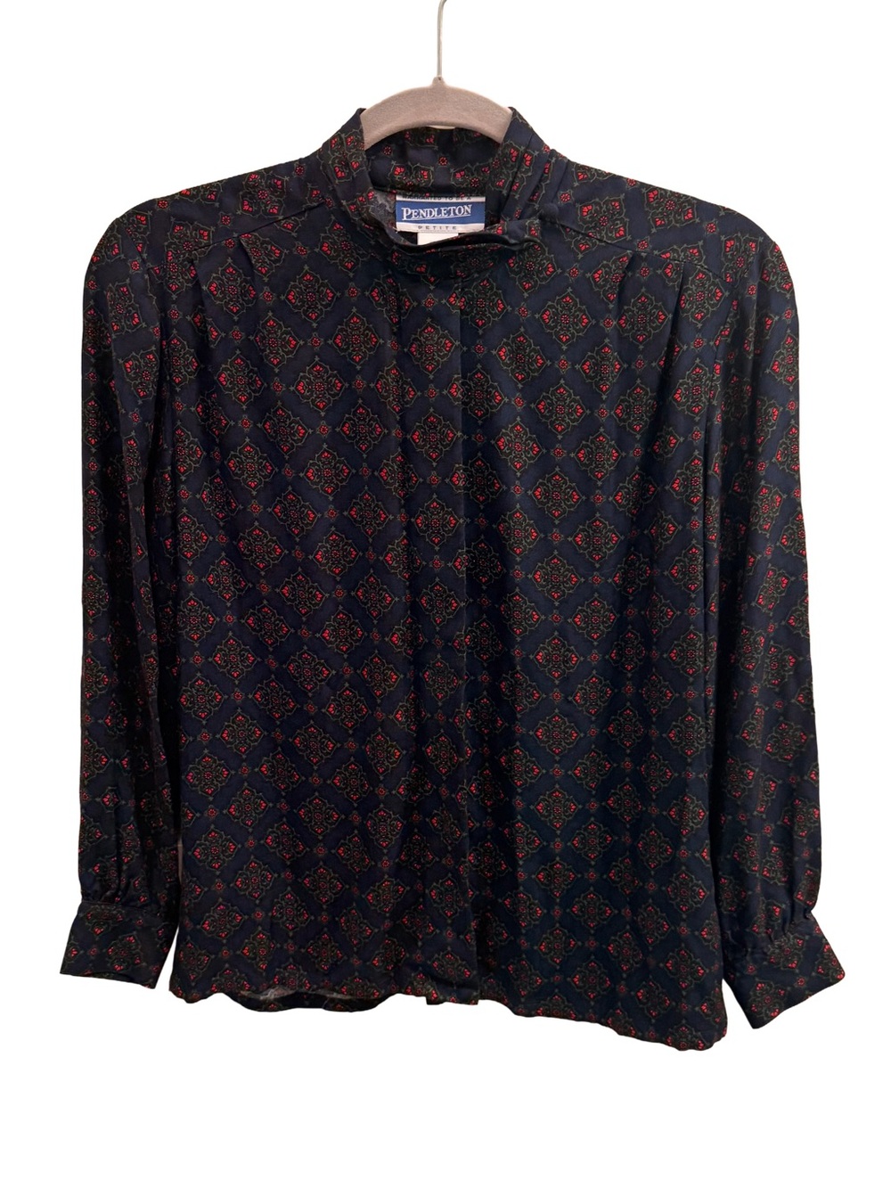 Vintage Pendleton Patterned Long-Sleeve Shirt